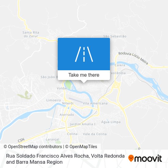 Rua Soldado Francisco Alves Rocha map