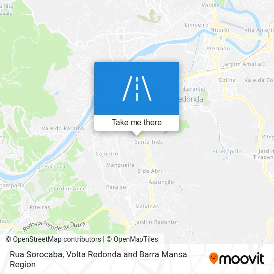 Rua Sorocaba map
