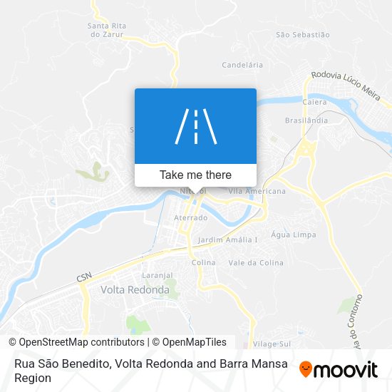 Rua São Benedito map