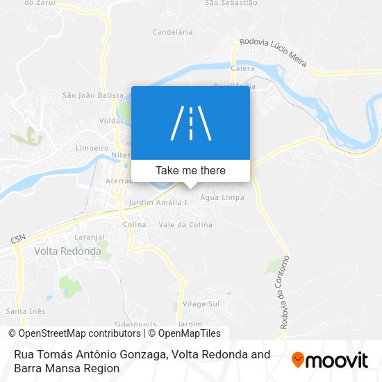 Rua Tomás Antônio Gonzaga map