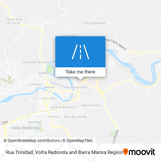 Rua Trinidad map