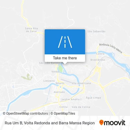 Rua Um B map