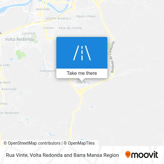 Rua Vinte map