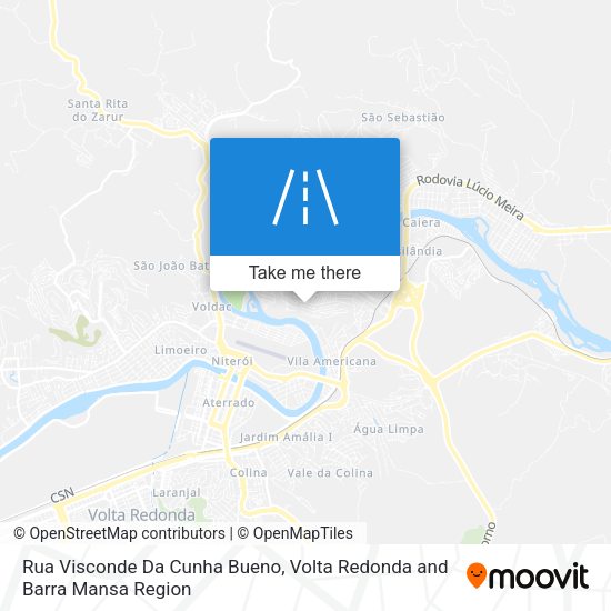 Rua Visconde Da Cunha Bueno map