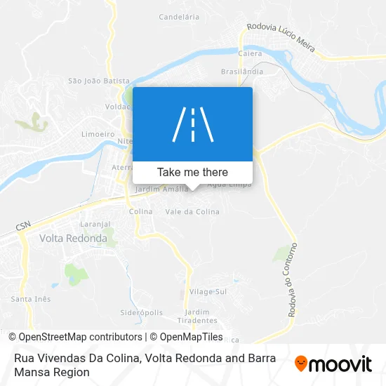 Rua Vivendas Da Colina map