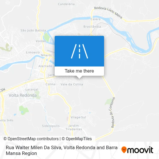 Rua Walter Milen Da Silva map