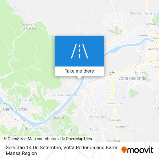 Servidão 14 De Setembro map