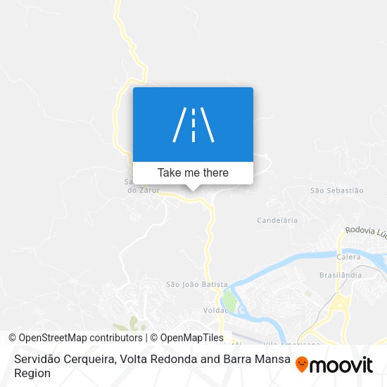 Servidão Cerqueira map