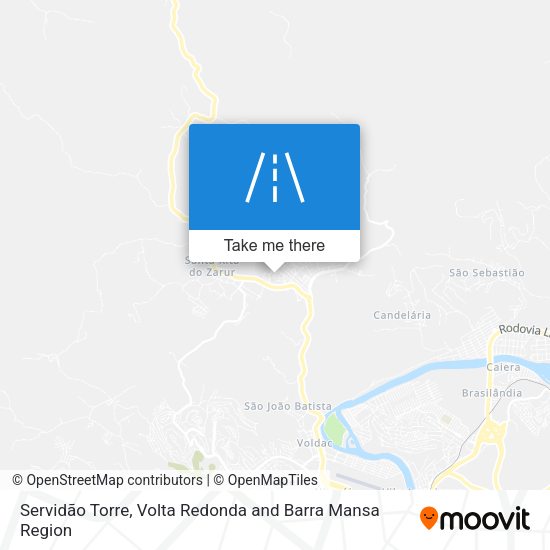Servidão Torre map