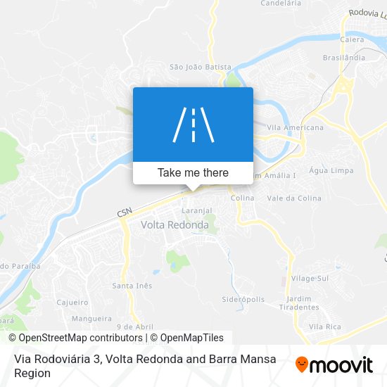 Via Rodoviária 3 map