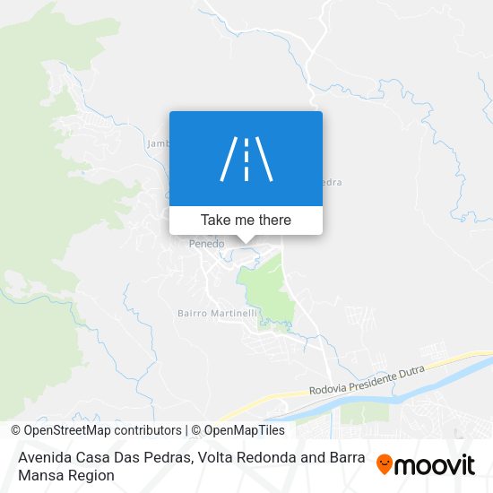Avenida Casa Das Pedras map