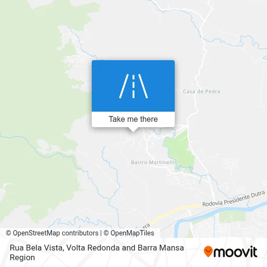 Rua Bela Vista map