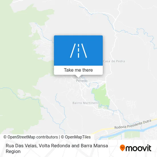 Rua Das Velas map