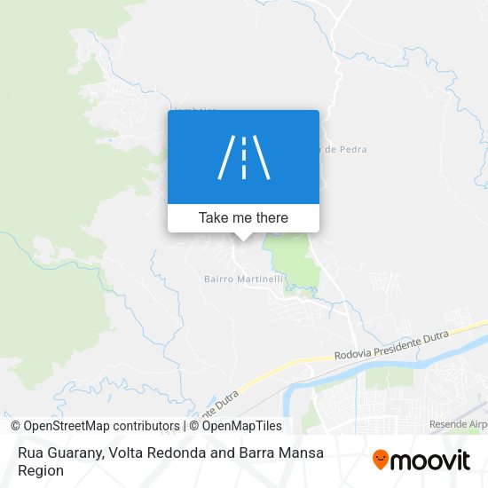 Rua Guarany map