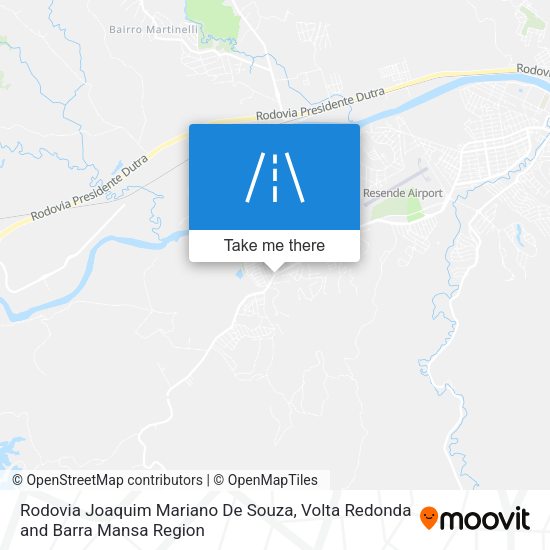 Rodovia Joaquim Mariano De Souza map