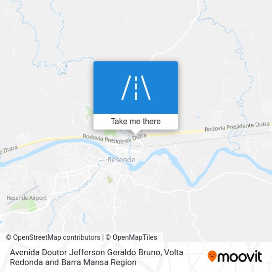 Avenida Doutor Jefferson Geraldo Bruno map