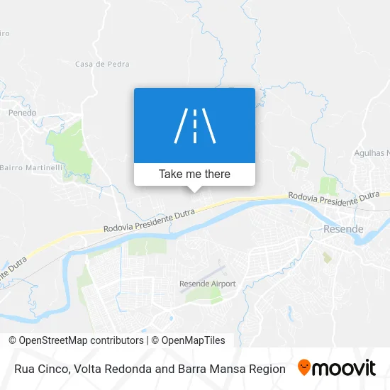 Rua Cinco map