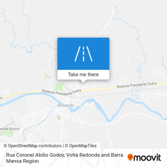 Rua Coronel Abílio Godoy map