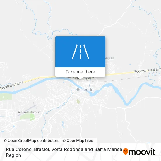 Rua Coronel Brasiel map