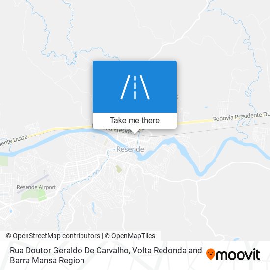 Rua Doutor Geraldo De Carvalho map