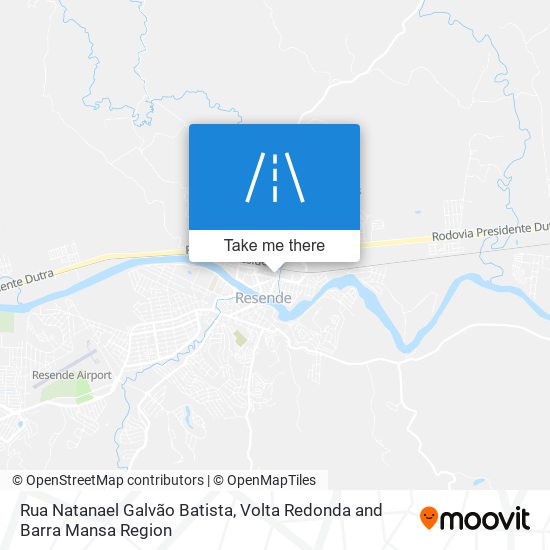 Rua Natanael Galvão Batista map