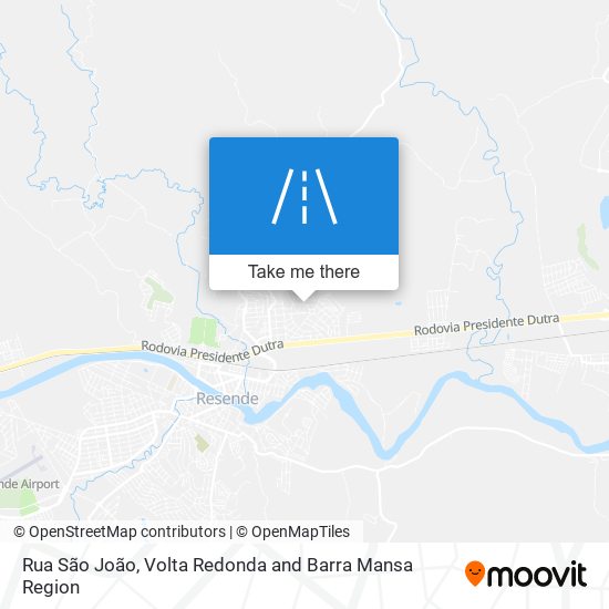 Rua São João map