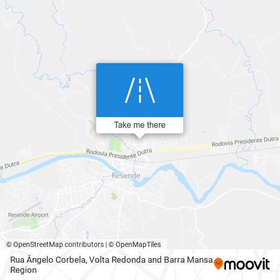 Mapa Rua Ângelo Corbela