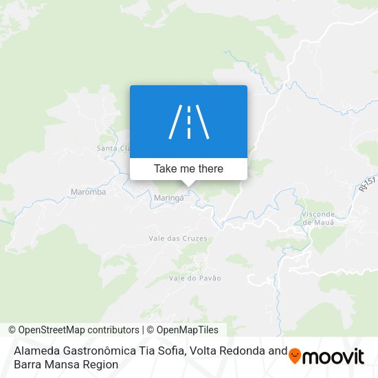 Alameda Gastronômica Tia Sofia map