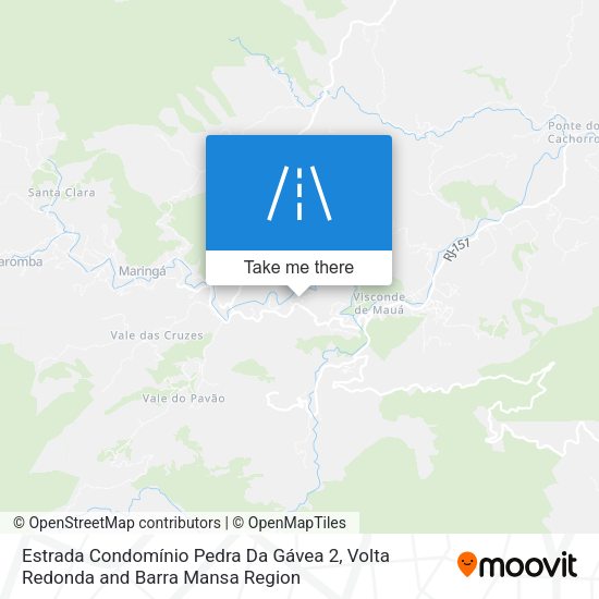 Estrada Condomínio Pedra Da Gávea 2 map