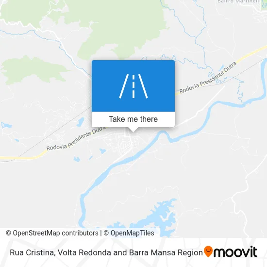 Rua Cristina map
