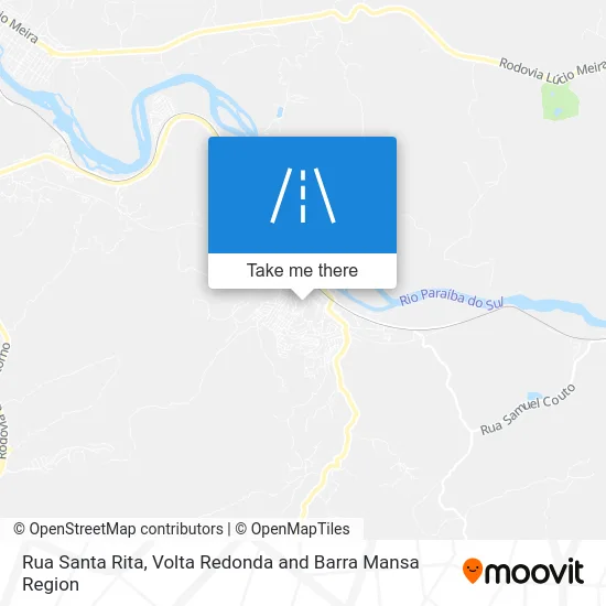 Rua Santa Rita map