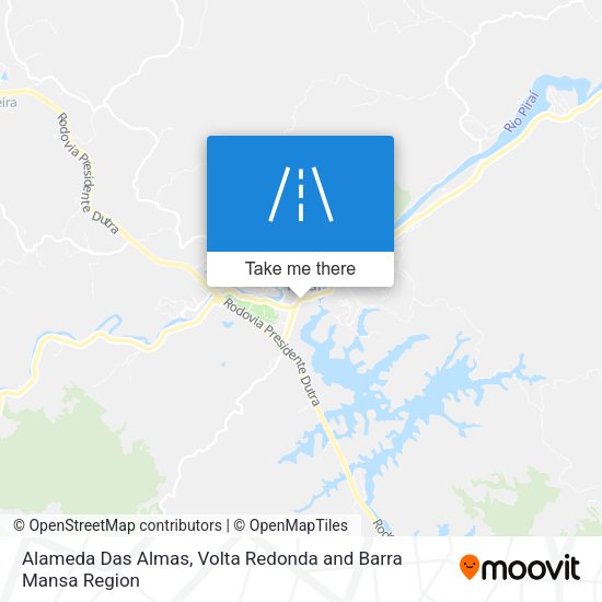Alameda Das Almas map