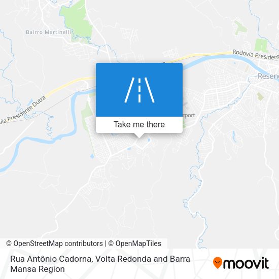Rua Antônio Cadorna map