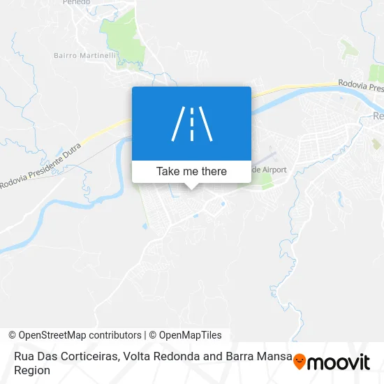 Rua Das Corticeiras map