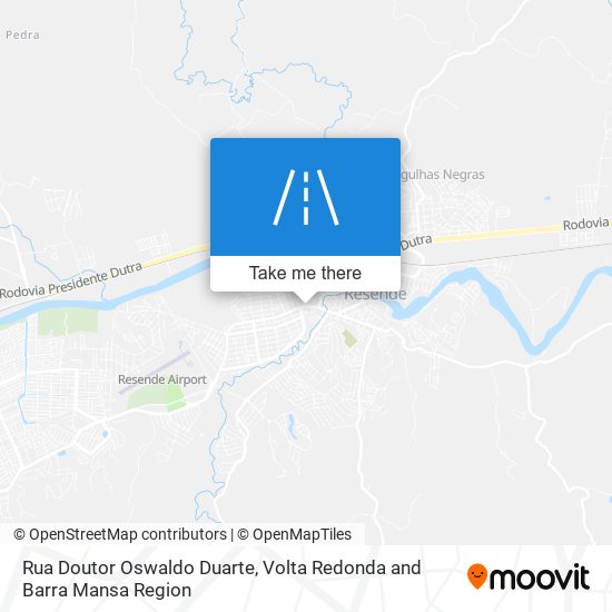 Rua Doutor Oswaldo Duarte map