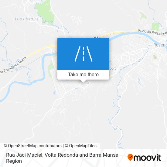 Rua Jaci Maciel map