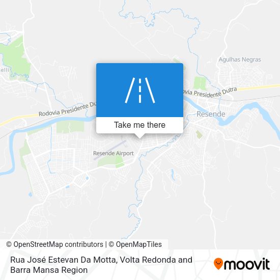Rua José Estevan Da Motta map
