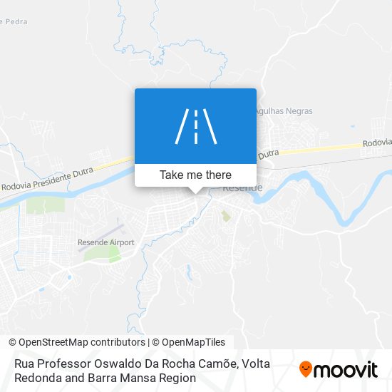 Mapa Rua Professor Oswaldo Da Rocha Camõe