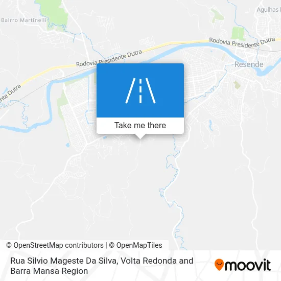 Rua Silvio Mageste Da Silva map