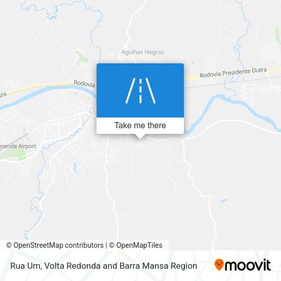 Rua Um map