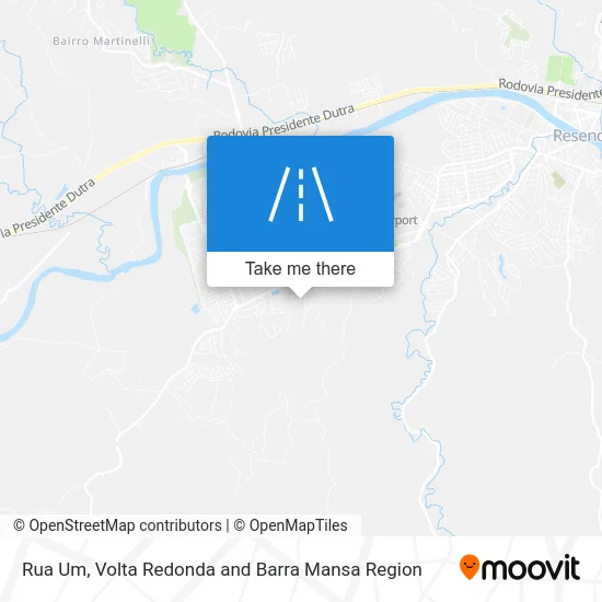 Rua Um map