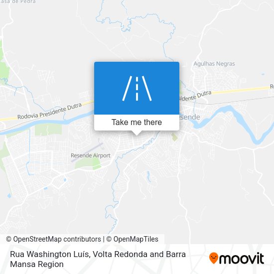 Rua Washington Luís map
