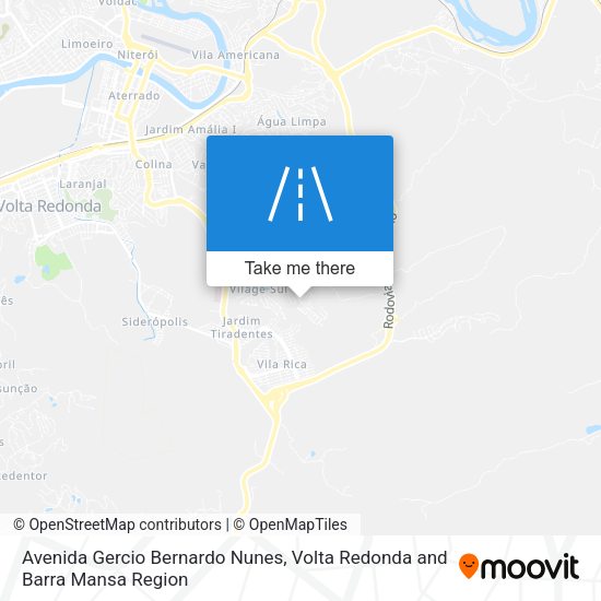 Avenida Gercio Bernardo Nunes map