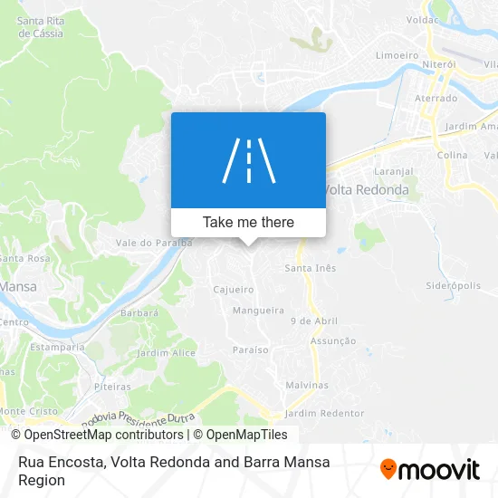 Rua Encosta map