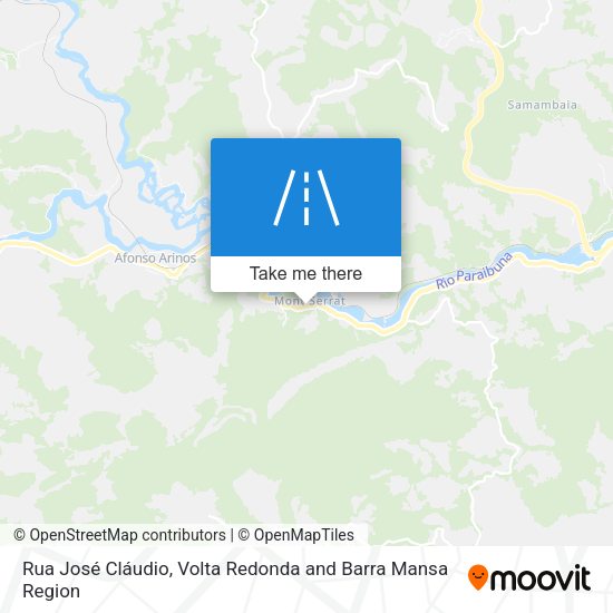 Rua José Cláudio map