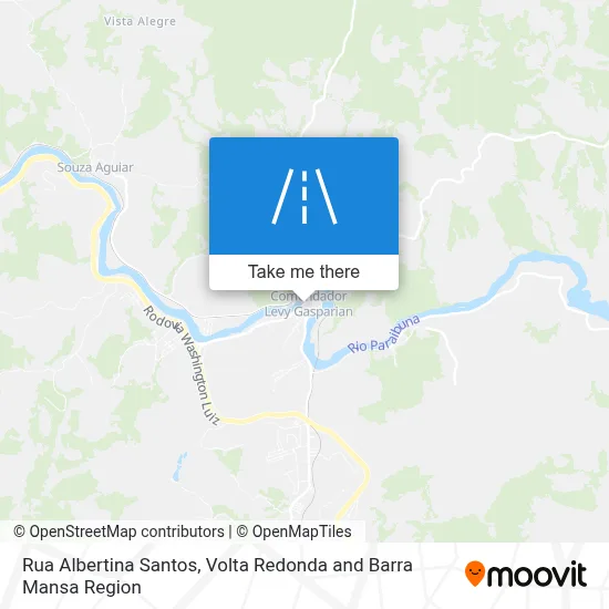 Rua Albertina Santos map