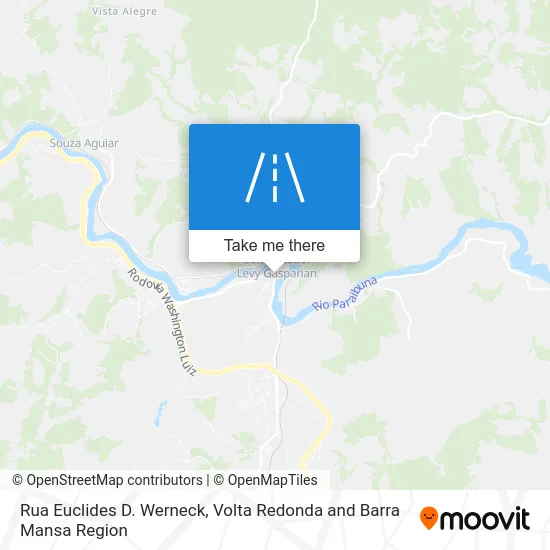 Rua Euclides D. Werneck map