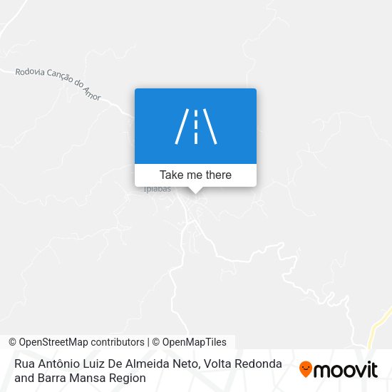 Rua Antônio Luiz De Almeida Neto map