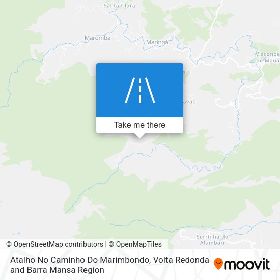 Atalho No Caminho Do Marimbondo map