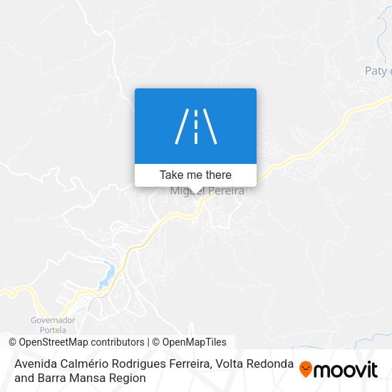 Avenida Calmério Rodrigues Ferreira map